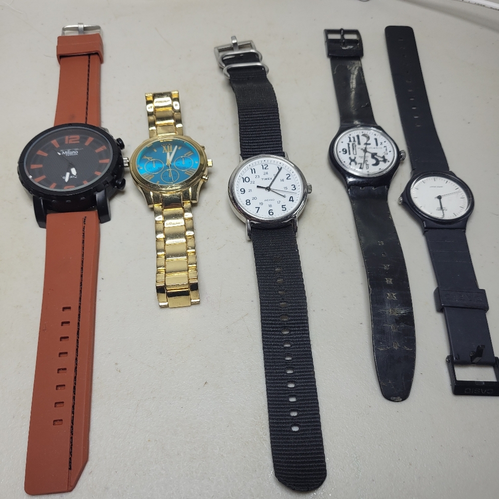 5 watches lot men women